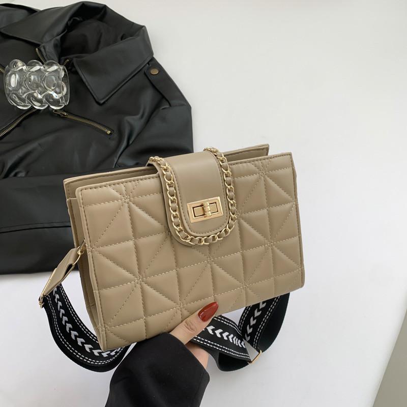 Stylish Spring Summer Shoulder Bag Chic Casual Crossbody Purse Elegant Pu Material хаки