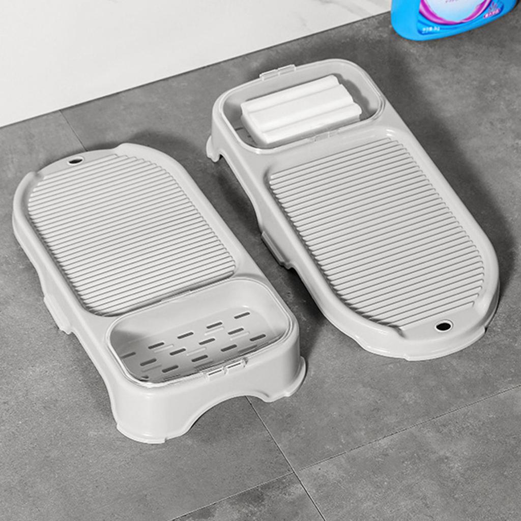 Mini tarka 2 w 1 przenośna antypoślizgowa plastikowa deska do prania z uchwytem na mydło do domu Dormi