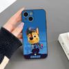 Cartoon Paws P-Patrols Phone Case For Iphone 16 Plus 15 14 Pro Max 13 Mini 11 12 Xr X Xs 6 7 8 SE Plus Back Cover