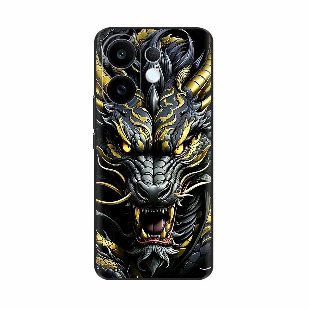 Coque en Silicone Pour Vivo S30 VivoS30 Funda Chat Fleur Rose Panda Mignon Dessin Animé Peint Coque Anti-Choc Pare-chocs Étui de Téléphone Portable