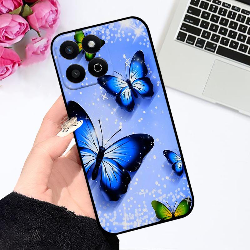 Case For Honor 200 Smart 5G Capa X7c 4G Cute Shockproof Silicone Phone Cover For Huawei Honor Play 60 Plus Bumper Play 9T Coque