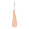 Curved Stitching Awl Accurate Spacing Steel Awl Tool Sewing Professional Ergonomic Awl Punch with Beech Handle for