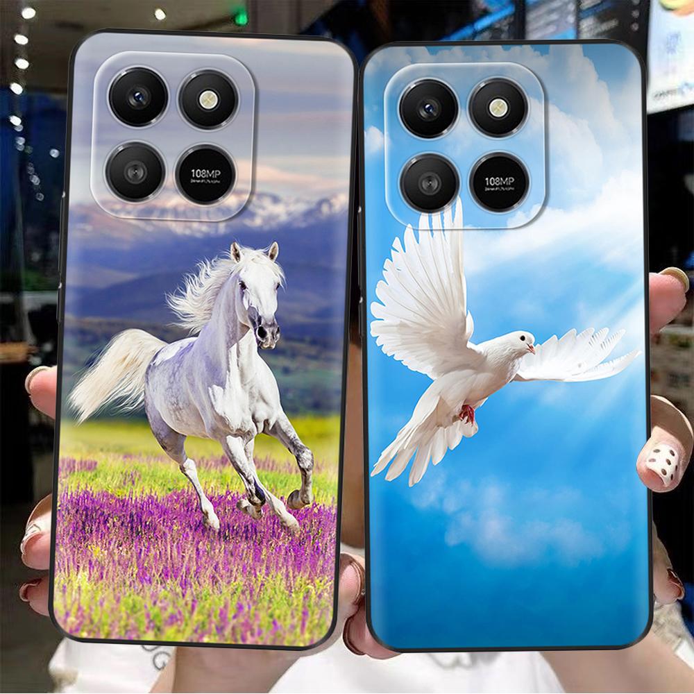 Para Honor 400 Inteligente Linda Moda Dibujos Animados Funda Suave TPU Funda de Teléfono Para Honor 400 Inteligente X7D 4G 5G Funda Trasera Carcasa a Prueba de Golpes
