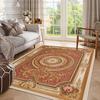 Luxury Gold Classic European Carpet for Living Room Coffee Large Rug Soft Lint-free Non-slip Washable Bedroom Entrance Floor Mat