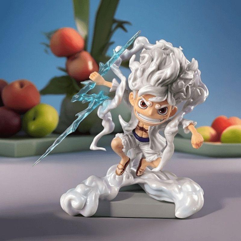 One Piece Anime, handgefertigt von Munch D. Luffy Anime-Statue, Sammlermodell, Spielzeug, Geschenk, 15 cm