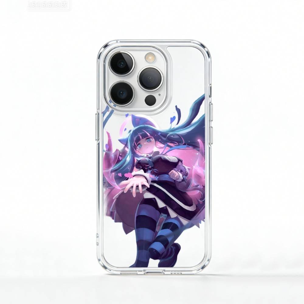 Panty & Stocking with Garterbelt Girl    Phone Case For iPhone 17 16 15 14 13 12 11 Mini Pro Max Plus Transparent Cover