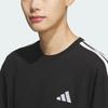 Adidas Essentials Striped Crew Neck Loose Fit Short Sleeve T-Shirt Men Tops KF3736