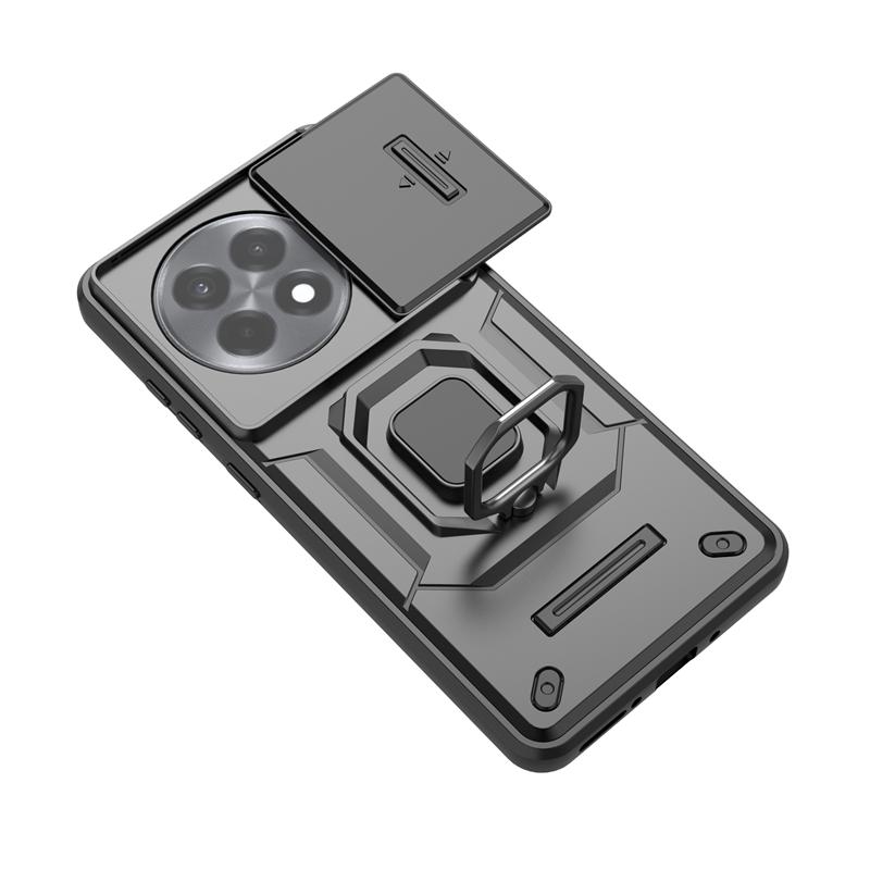Shockproof Case For OnePlus Ace 5 Case For OnePlus Ace 5 Pro Ring Holder Magnetic Back Cover For OnePlus Ace 5 Push Window Case
