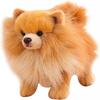 Pomeranian Plush Pomeranian Stuffed Animal Cute Simulation Pomeranian Stuffed Animal Lifelike Dog Plush 10x9inch Cotton Filled Plush Dog Toy Gift For