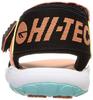 Hi-Tec Kawazu Flex Kids Sports Sandals, Peach/Mint, 19.0 cm, 2E