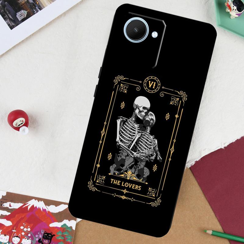 Death Tarot For Realme GT 7 Pro GT 6 5 6T 10 11 12 13 14 Pro Plus C61 C53 C51 C21Y C25S C75 C55 C67 Case
