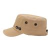 Men's Casual Military-Style Sun Hat for Spring/Autumn with Short Brim