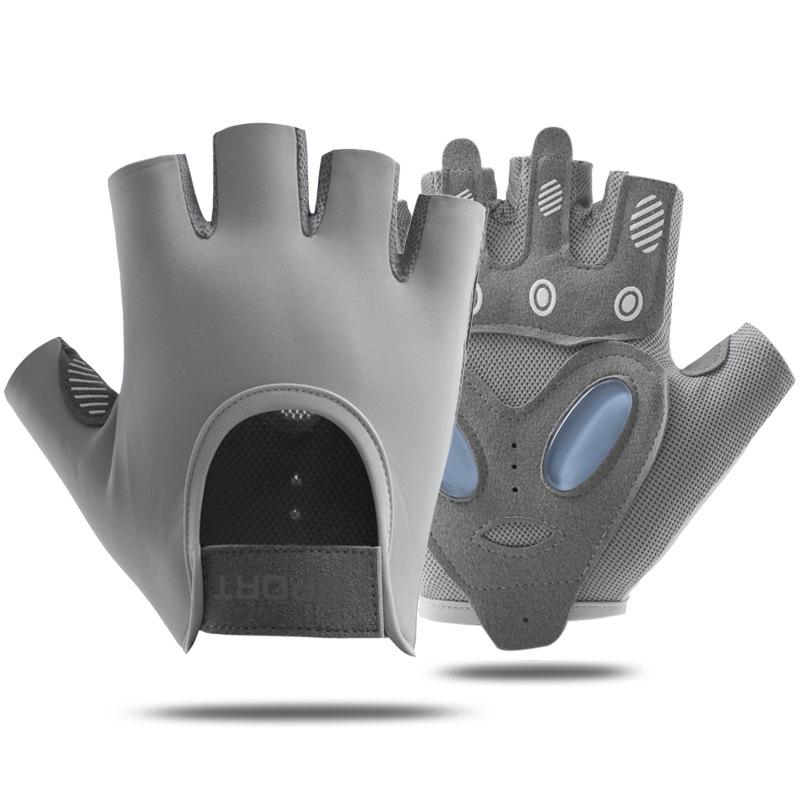 

Мужские летние велосипедные перчатки с полупальцами - Противоскользящие, амортизирующие для шоссейного велоспорта и фитнеса M