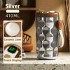 14oz/410ml Smart Thermos Bottle LED Temperature Display Coffee Cup 316 Stainless Steel Mug Portable Vacuum Flasks Thermoses