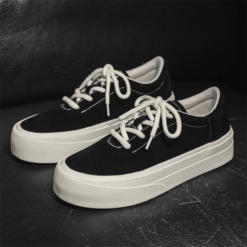 

2025 корейская версия летней повседневной мужской обуви мужская мода спортивная дышащая универсальная платформа спортивные кеды X316 39 чёрный