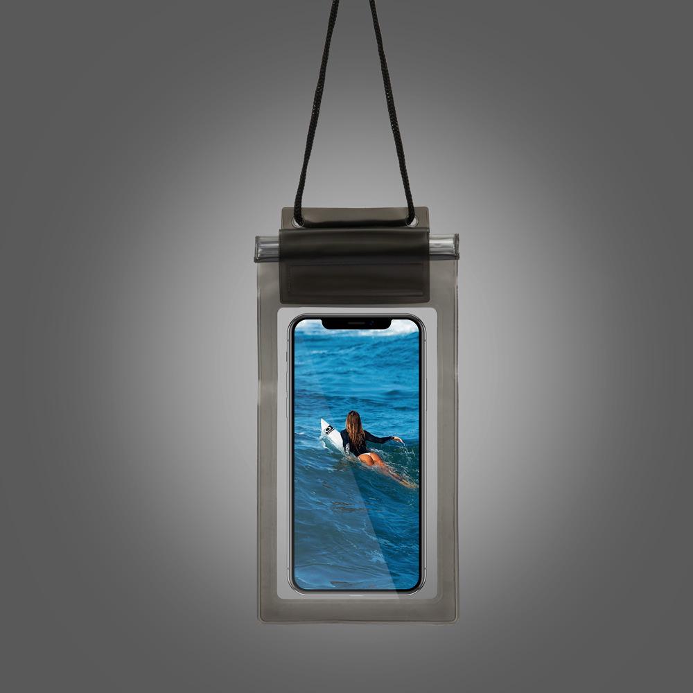 Waterproof Touchscreen Phone Bag - Clear, Dustproof, Sealable for Outdoor Swimming, Drifting, Diving.