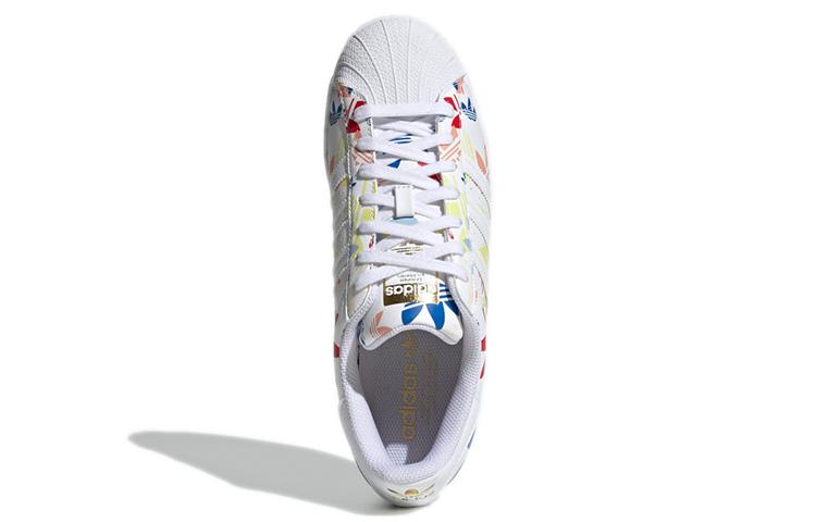 adidas Superstar 'Allover Trefoil - Biały Wielokolorowy' H00183