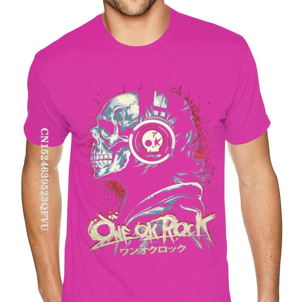 Cheapest One OK Rock T Shirt Hip Hop Rock Shirt For Men Plus Size T Shirt Cotton Tops T Shirt Funny Man Top T-shirts Customized