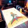 Little Prince Bloom Carpet Rug for Living Room Bedroom Home Sofa Decoration,Kids play Nonslip Floor Mat