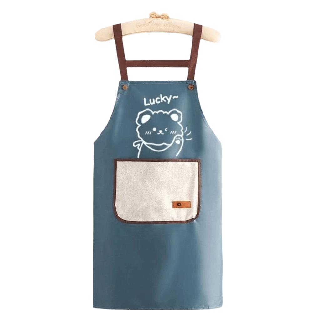 Waterproof Kitchen Apron Cartoon Household Apron Fashion Cooking Apron  Restaurant