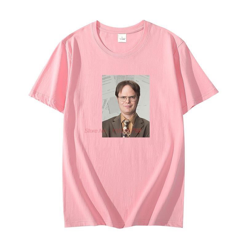 Dwight Schrute The Office Tribute Unisex Oversized Tshirt Cotton T Shirt For Unisex Short Sleeve Tshirts Summer Unisexs Clothing