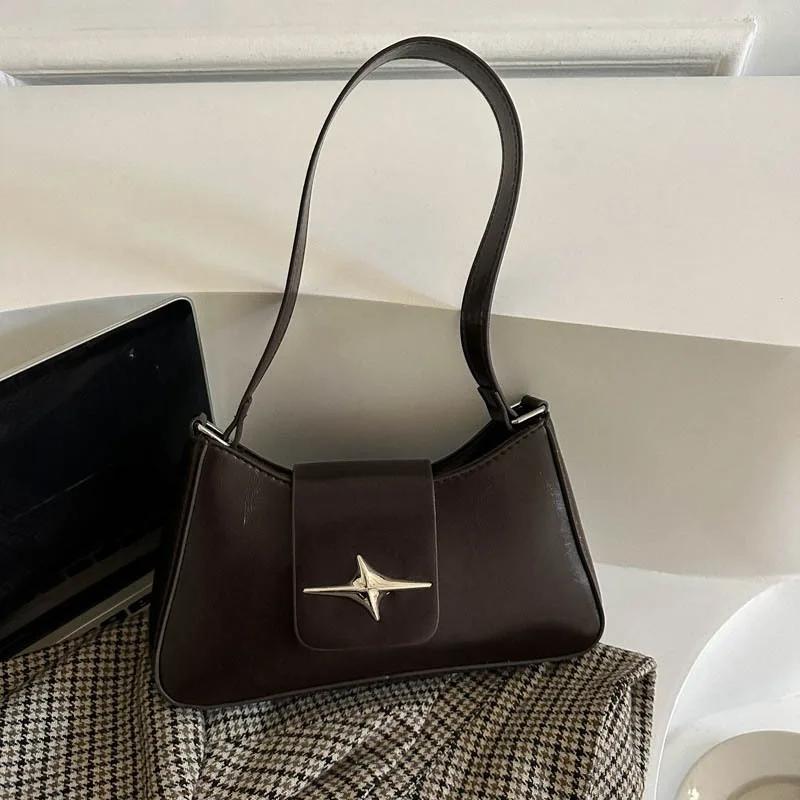Girls' Baguette Shoulder Bag Versatile Premium Support Luxury Brand Warm Armpit for  New Texture