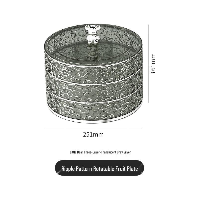 Bear Design Multi-layer Divided Fruit Plate