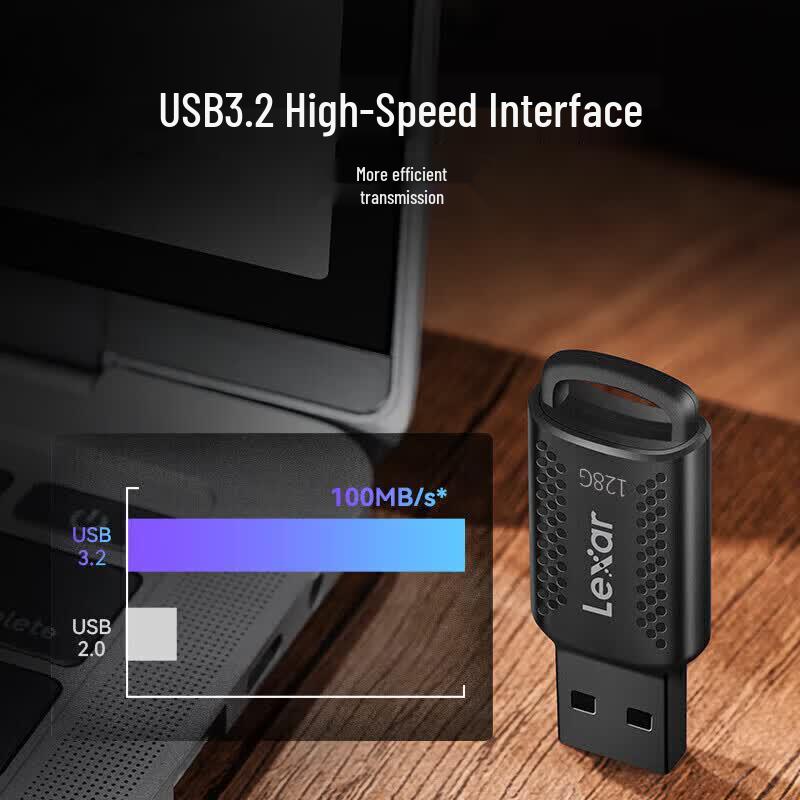 Lexar V400 Portable Encrypted USB 3.0 Flash Drive