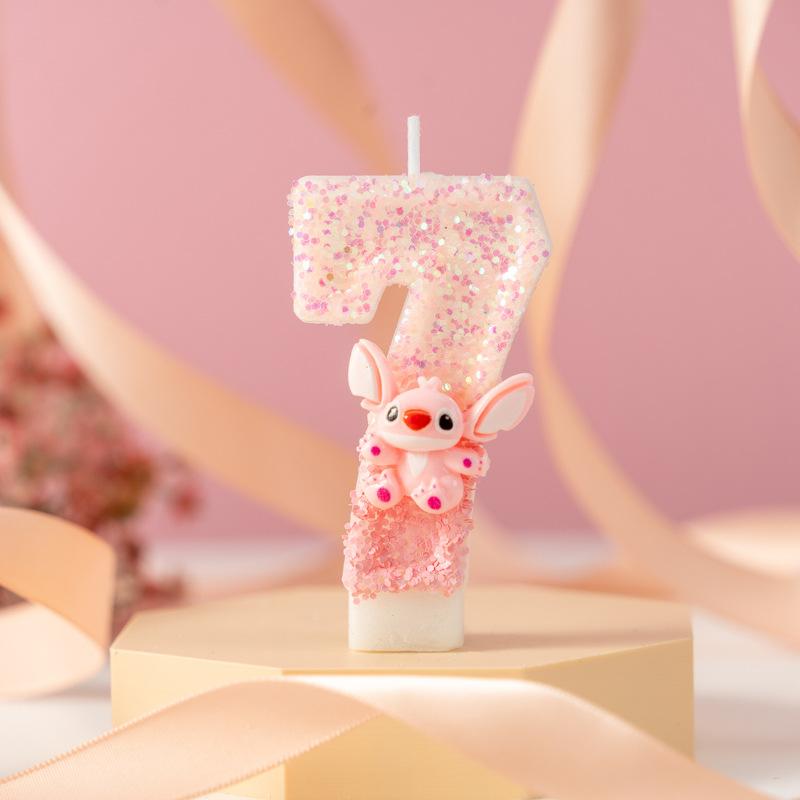 Cute Cartoon Dolls, Creative Digital Birthday Candles, Cake Decoration Design, Carefully Selected Raw Materials, Colorful