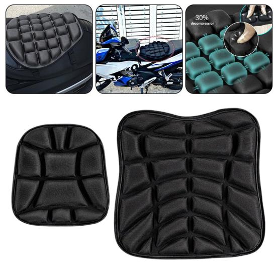 Motorcycle Seat Cushion Breathable EVA Rubber Sponge Cushion Long-distance Riding Cushion Travel Shock-absorbing Seat Cushion