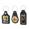 Sublimation Blank Round Keychain with for Key Ring Heat Transfer Keychain for Christmas Valentine Graduation Day Present