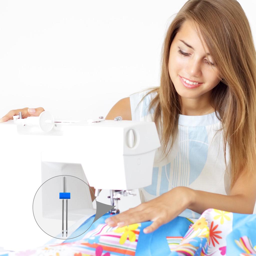 Buy 3 Pcs Double Twin Needles Pins (3 Size Mixed 2.0/90 3.0/90 4.0/90