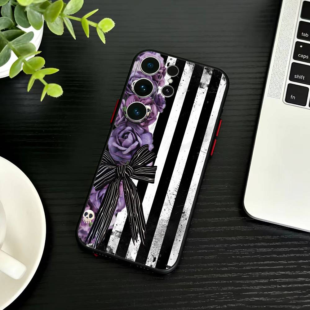 Y2k I-INS Graffiti Phone Case For Samsung S26,S25,S24,S23,S22,S21,S20,S30,Ultra,Plus,Fe,Note,5G Black Cover