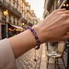 Damen Armband Unregelmäßige Natursteinperlen Verstellbare Länge Armband Bequem zu tragen Handgelenk Vielseitiges Accessoire