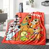 Custom Name Scoobydoo Mystery Adventure Party Blanket For Couch Bed Plush Cozy Fuzzy Blanket Super Soft Warm Blankets For Fall And Winter 0916154