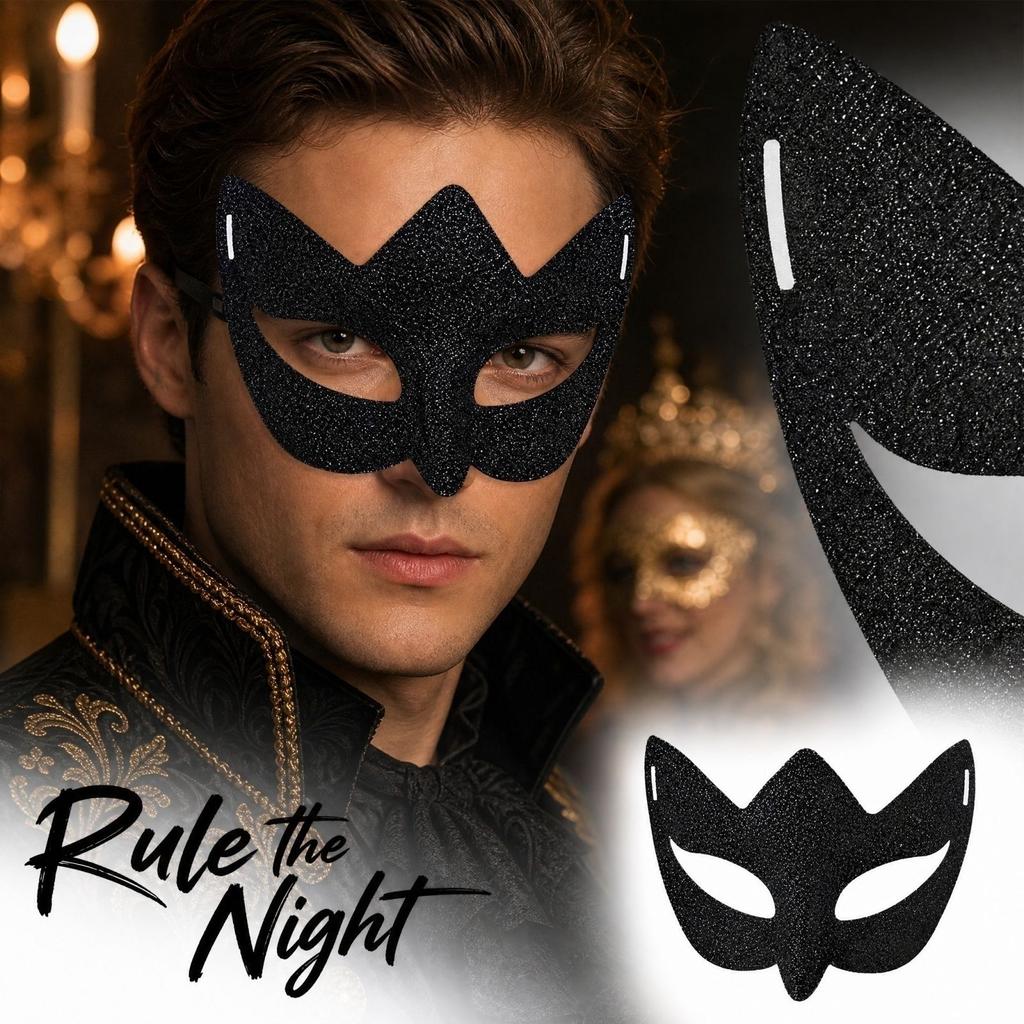 Half Face - Masquerade Costume Accessory for Halloween Ball