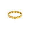 CARLIDANA New Chunky Rings Waterproof Non Tarnish Chunky Heart Stainless Steel Big Gold Plated Open Geometric Rings for Women