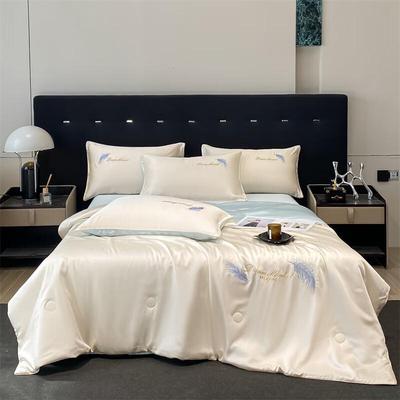 Aosmeng Ice Silk Embroidered Summer Quilt