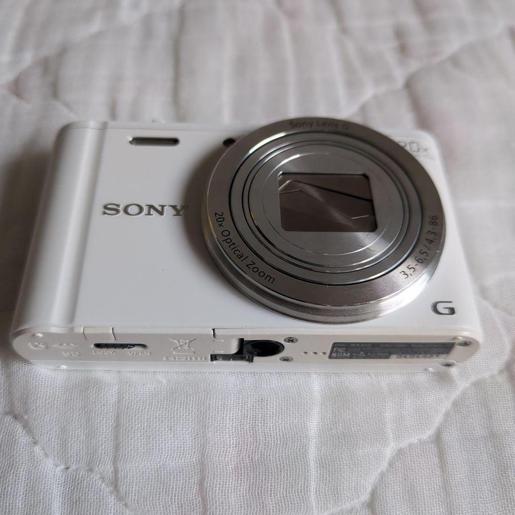 Used SONY Cyber-shot DSC-WX350 White Jacket Case