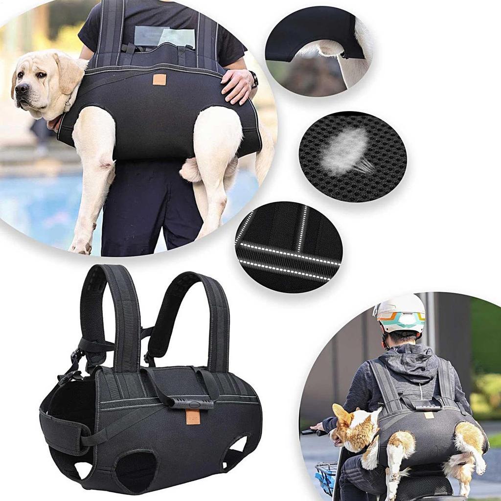 Senior Dog Harness Dogs Leg Support Breathable Adjusable Sling For Mobility Daily Walking Movement Senior Care Assisted Living