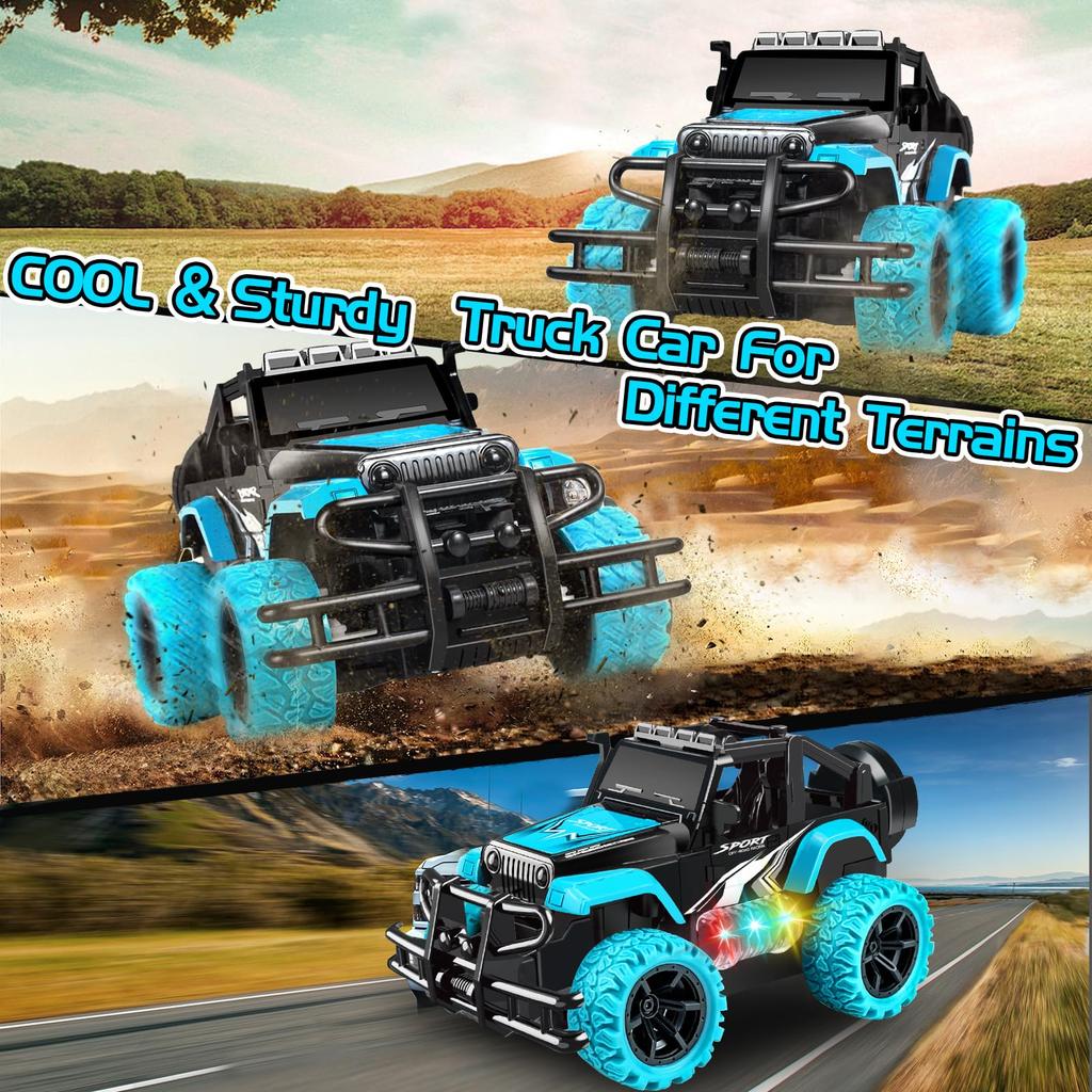 RC Car Toy, Off-Road Remote Control Car for Kids, Christmas Gift, Birthday Gift for Boys and Girls, Elementary and Middle School Students