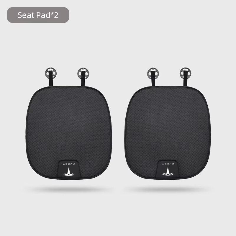AMJ1 Car Ice Silk Seat Cushion Cover For Tesla Model 3 S X Y Juniper Breathable Comfortable Seat Cushion Pad Car Interior Accessories
