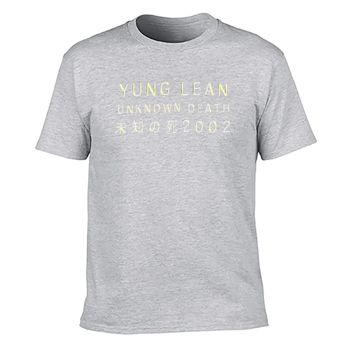 

2002 Album Tour Merch Tee Yung Lean Unknown Death Music Hip Hop Trendy TShirt Men Women Summer T Shirt Clothing Streetwear Tops M