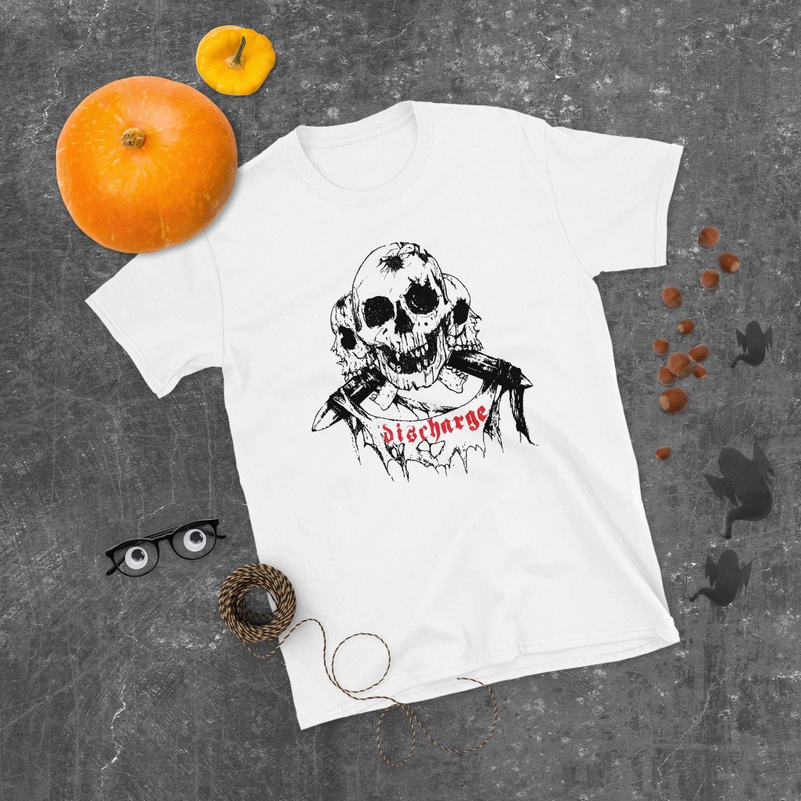DISCHARGE - Vintage Logo T-Shirt UK Punk 80s Style XL