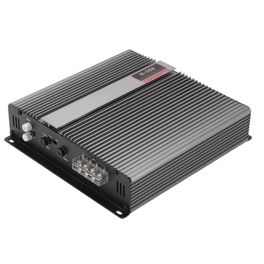 12V 2200W argintiu amplificator stereo auto universal Amplificator audio subwoofer pentru automobile