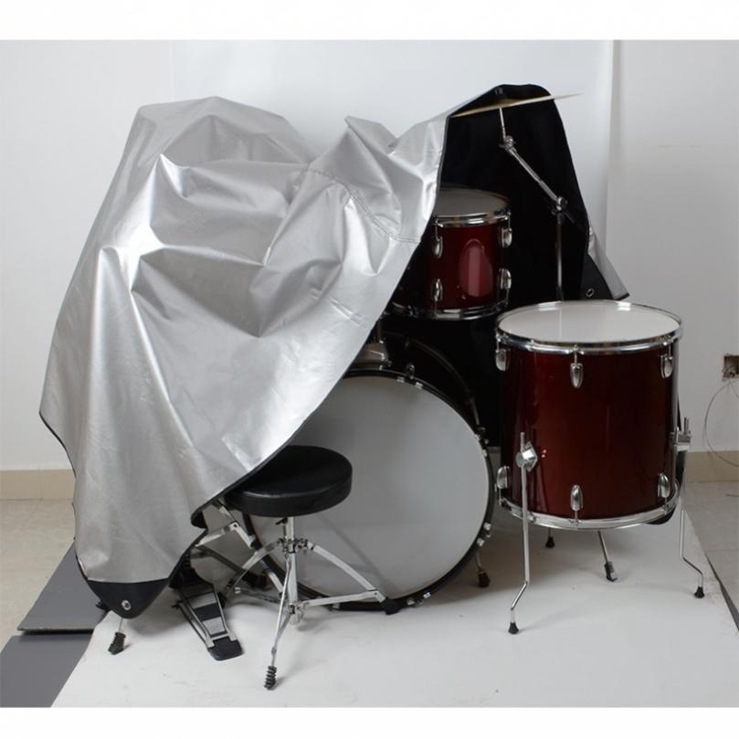 98x78 Inch Waterproof Oxford Fabric Drum Set Dust Cover for Electric Drum Kit Sun Protection Dust Prevention, Dustproof Coating