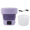 Folding Washing Machine Portable Foldable 8L Mini Washer for Socks Underwear Baby Clothes Apartment