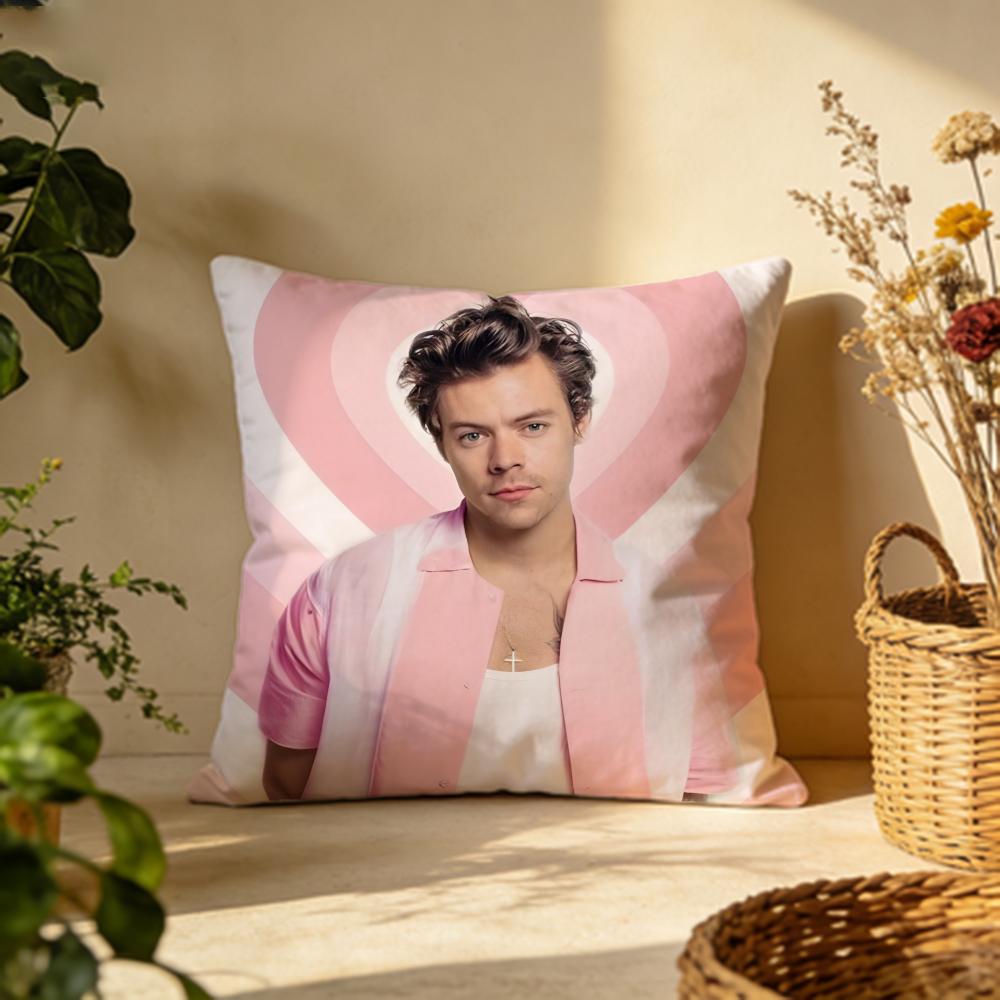 Fashion Hharry Stylesing Cushion Cover Versatile DoubleSided Pillow Case Fit for Sofa Bed Car Daily Decor