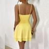 Women's Fashionable Sexy Strapless Strapless Backless Solid Color Dress