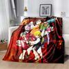 Thicken Blanket Anime The Seven Deadly Sins Printed Flannel Blankets for Beds Sofas Warm Bed Sheet Soft Blanket